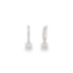 Piero Milano fehérarany francia kapcsos gyémánt fülbevaló- white gold French clasp diamond earrings