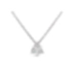 Garavelli fehérarany nyaklánc gyémánt medállal a Mercedes kollekcióból/White gold necklace with diamond pendant