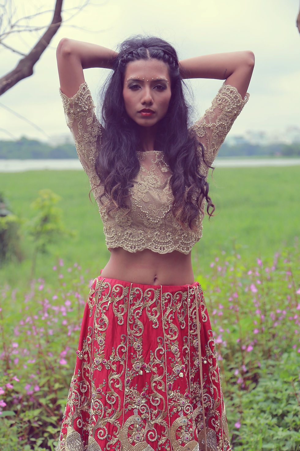 Thumbnail: Peacock Bridal Set
