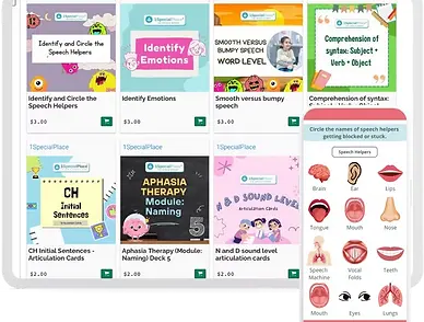 Therapy resources - 1SpecialPlace