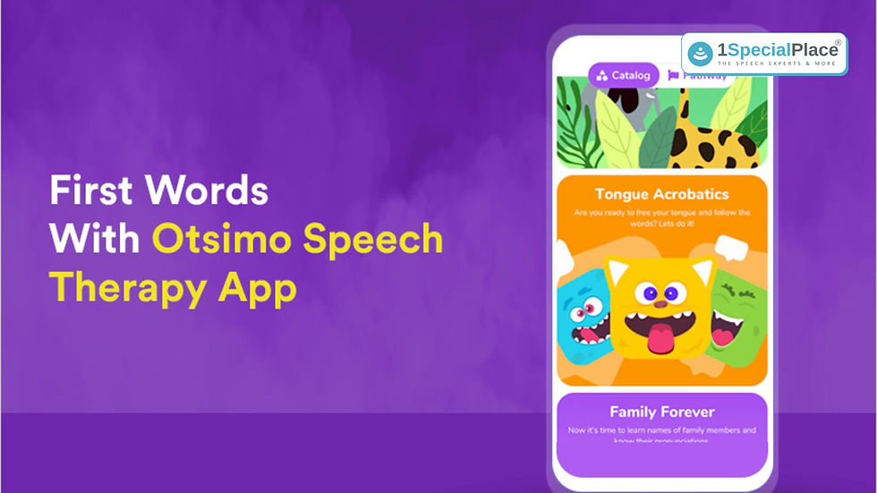 Otsimo Speech Therapy SLP - 1SpecialPlace