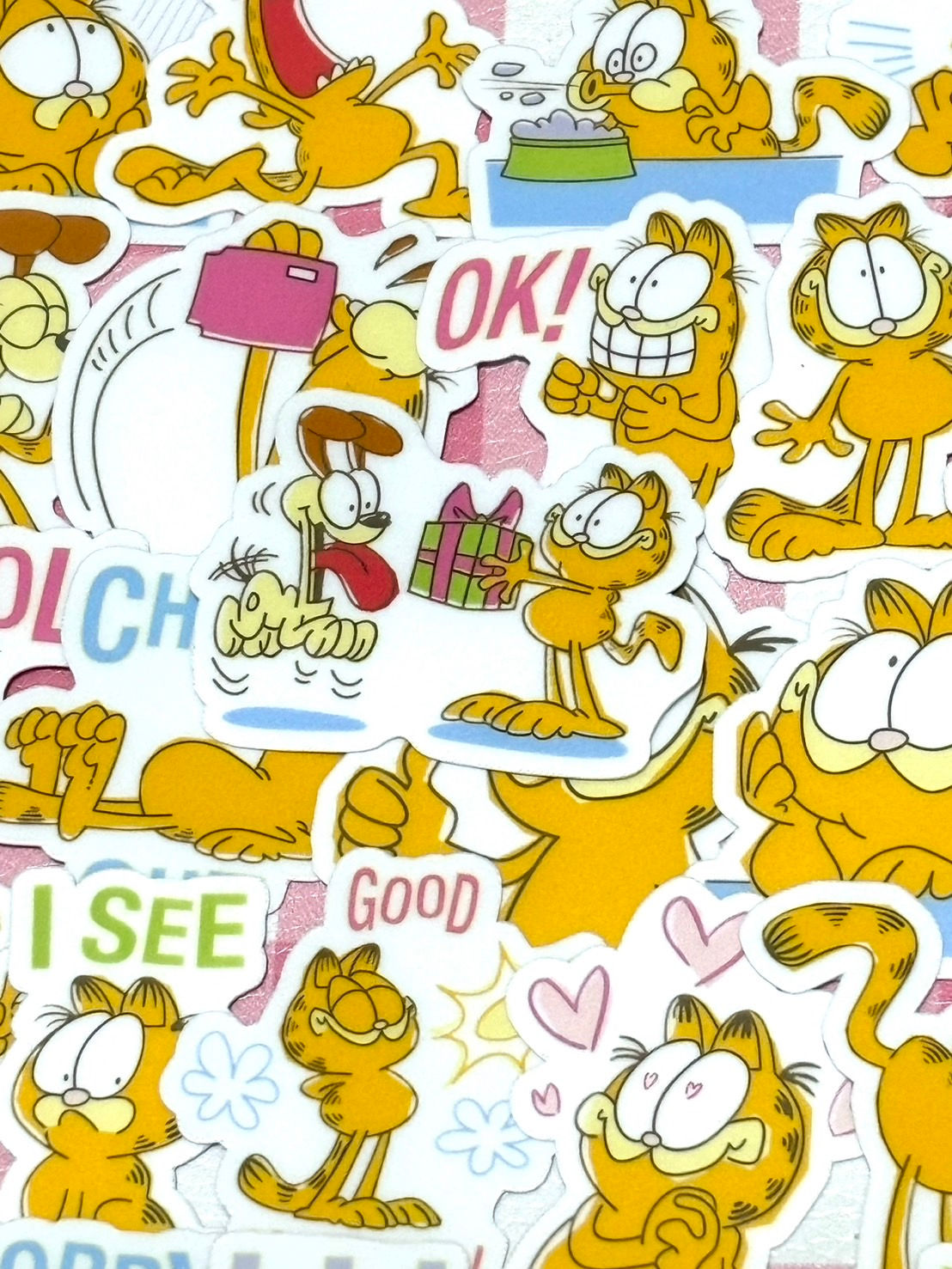 Garfield 4, 40 pcs, stickers, Cat