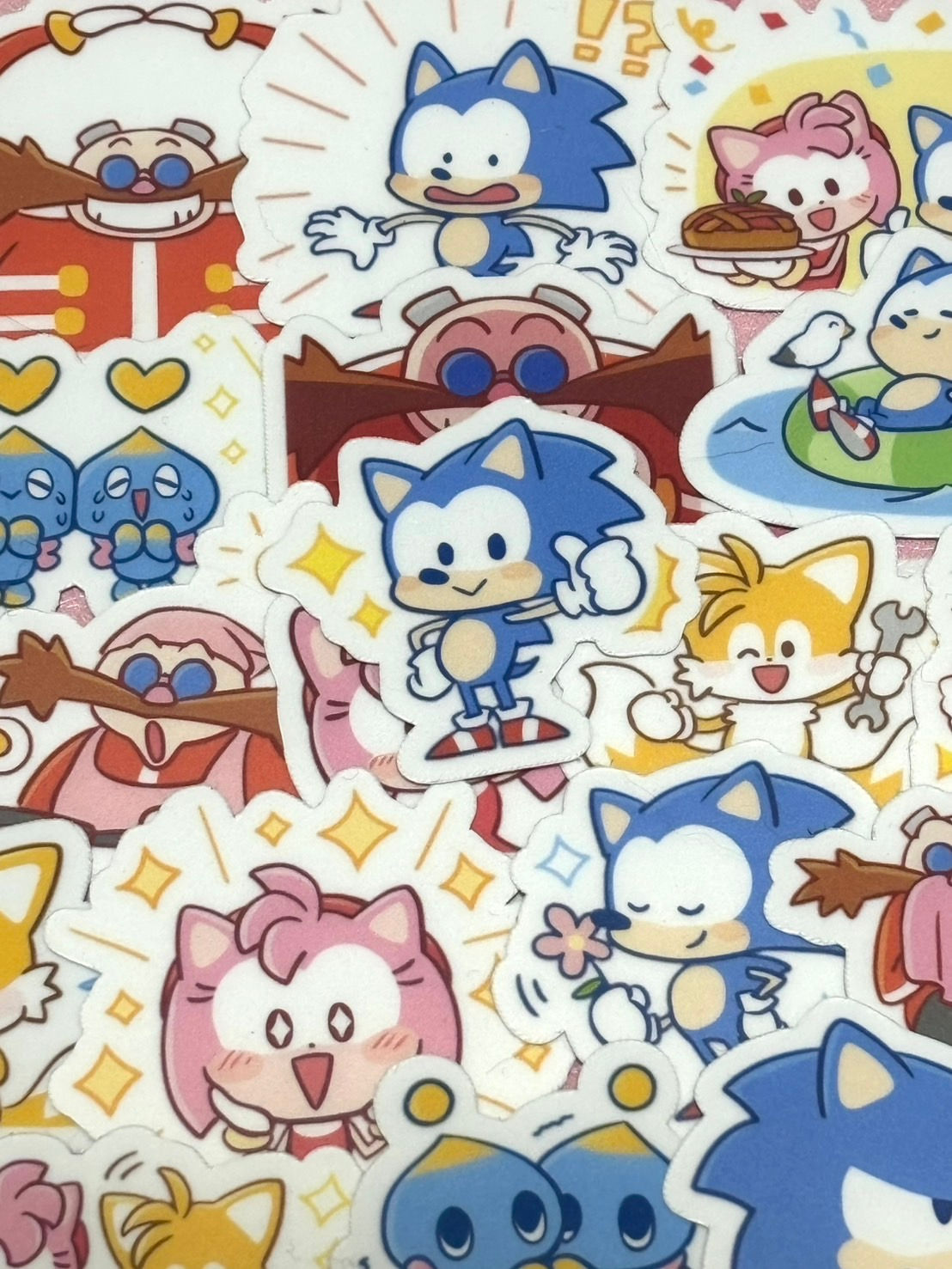 Sonic 2, 40 pcs, Stickers