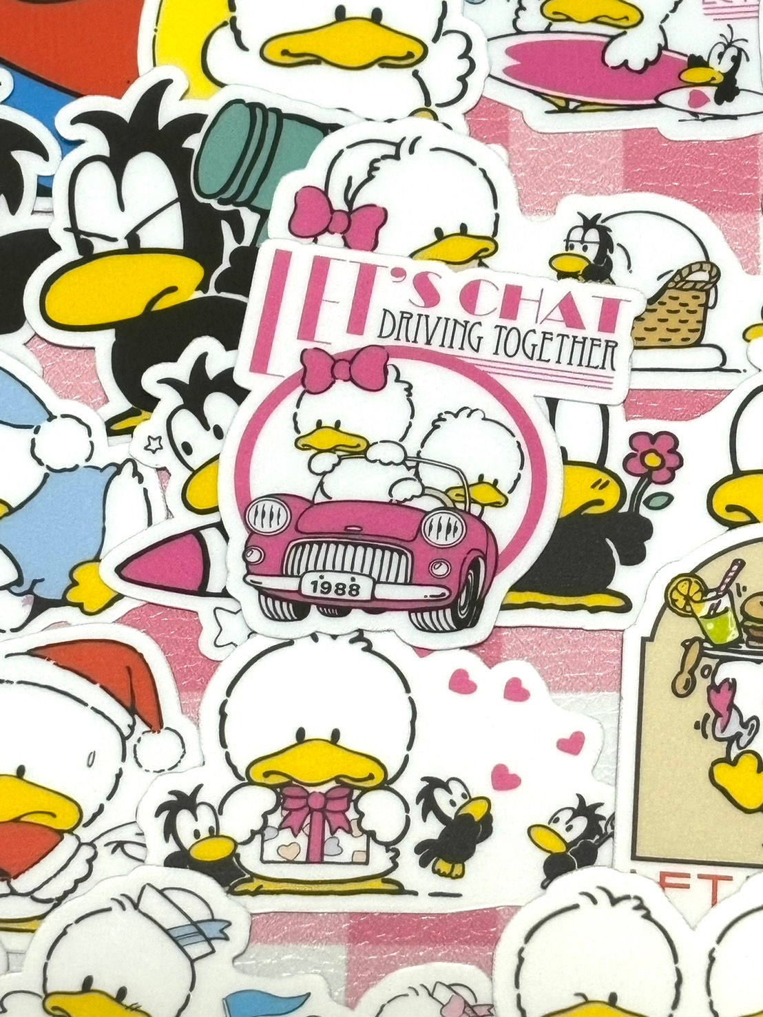 Let's Chat 1, 36 pcs, Showa Retro, stickers