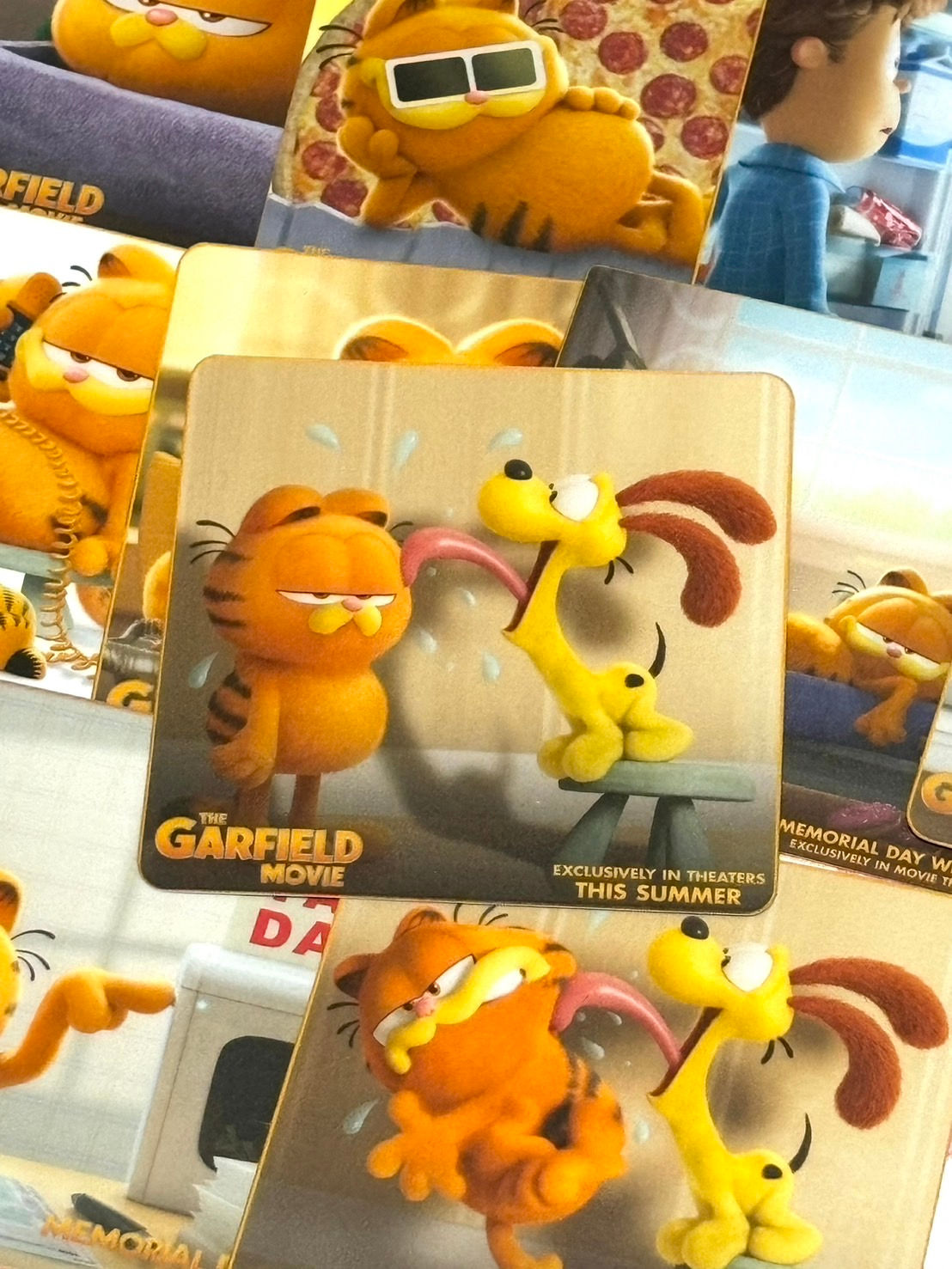 Garfield 3, 11 pcs, stickers, Cat