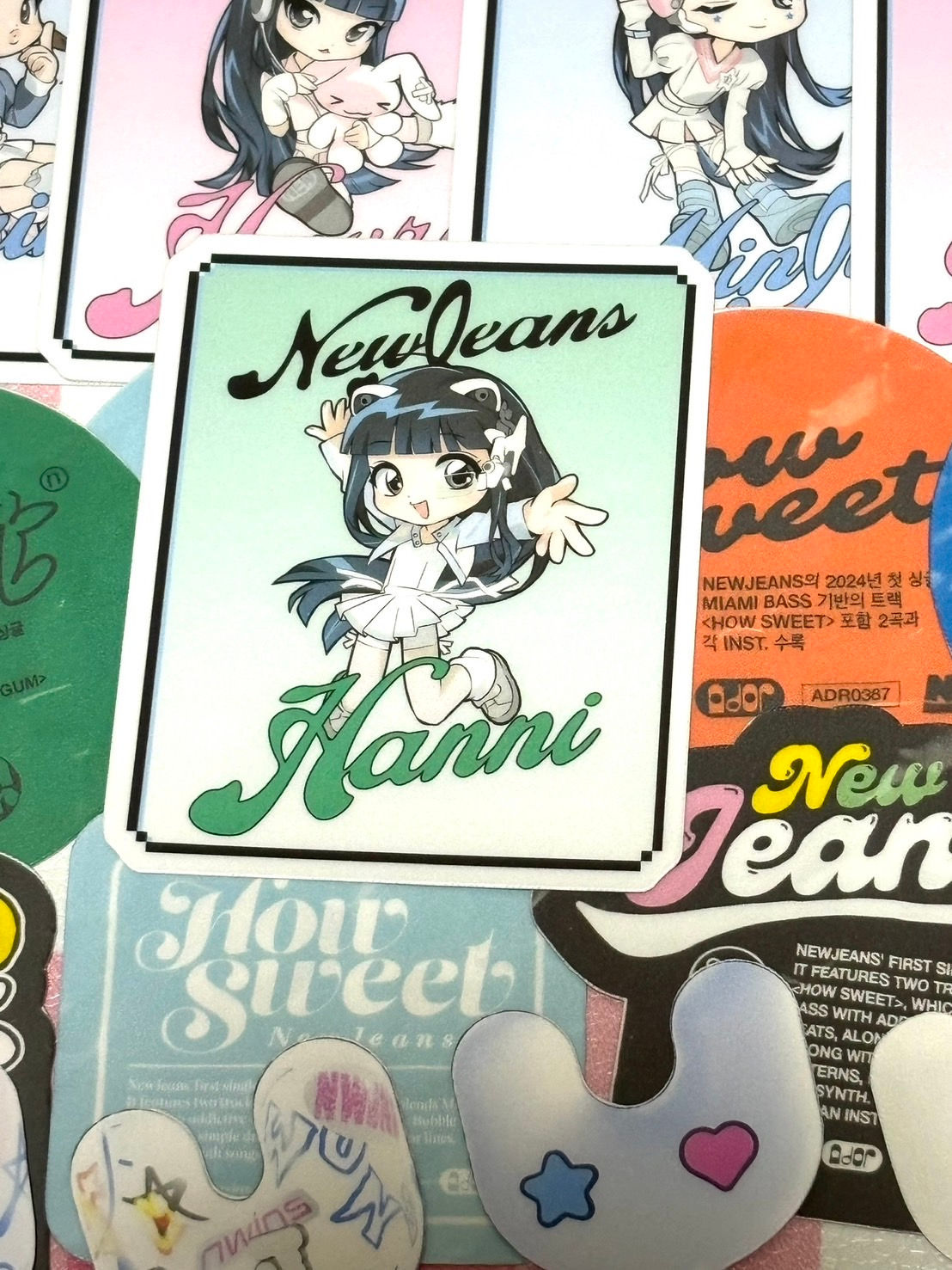 NewJeans 5, 19 pcs, NJ, NJZ, K-pop, Get up, stickers