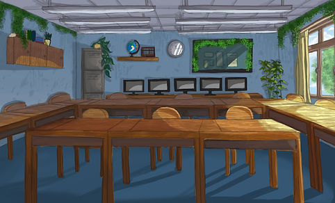 GHIBLI STYLE CLASSROOM