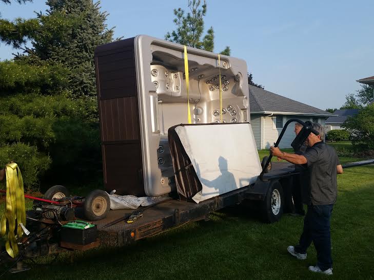 HOT TUB MOVING