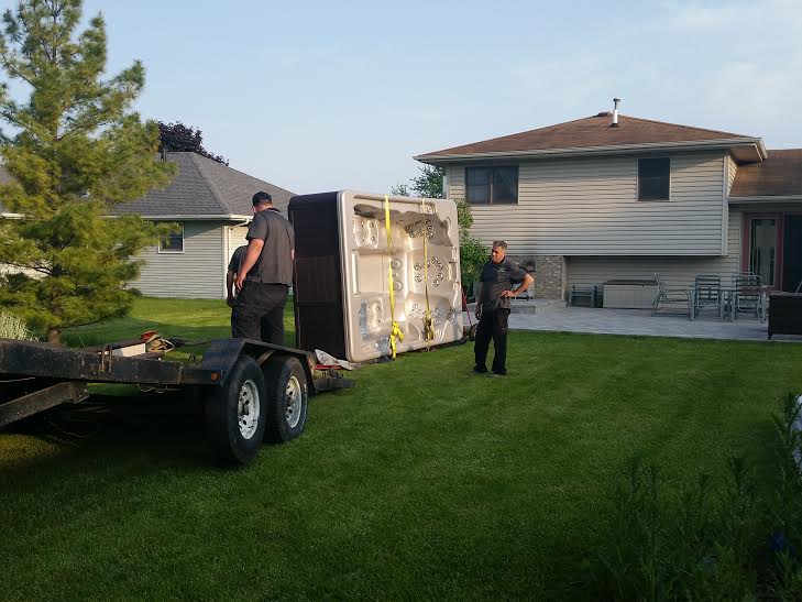 HOT TUB MOVE