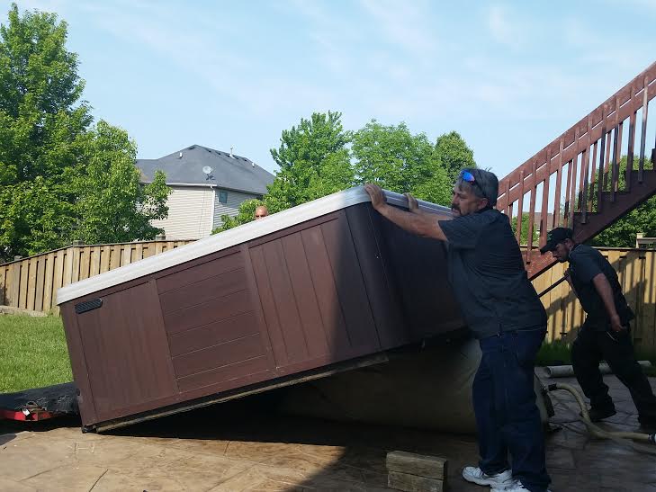 LARGE HOT TUB DELIVERY