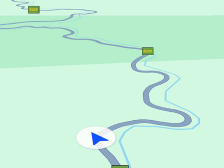 Near death experience – research your route! Thank goodness for Audrey!