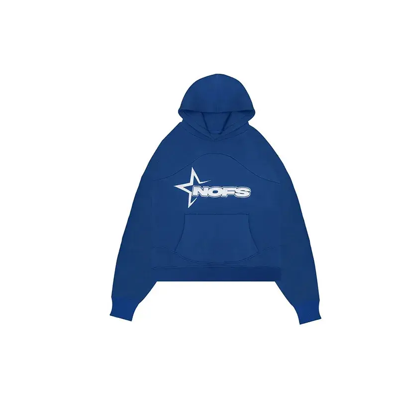 Thumbnail: Hip Hop letter Graphic Print Hooded Sweatshirt Pullovers Baggy Sweatpants Suits