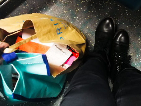 Stopping by Shops on a Warm Evening**