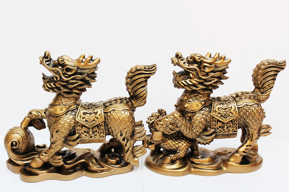 Thumbnail: Mythical Creature Statue - Pixiu & Qilin