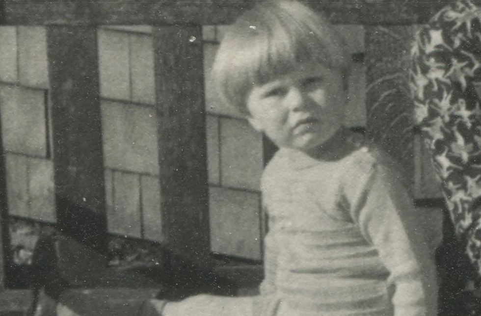 John Wolseley, aged four. Image: the artist