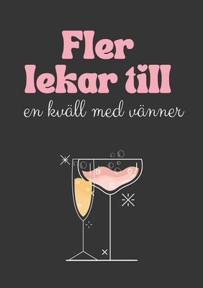 Roliga lekar för en kväll med vänner