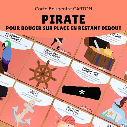 Les bougeottes Cartes thématiques Pirate