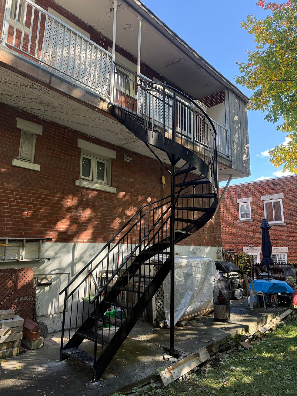 Escalier Colimacon en Aluminium