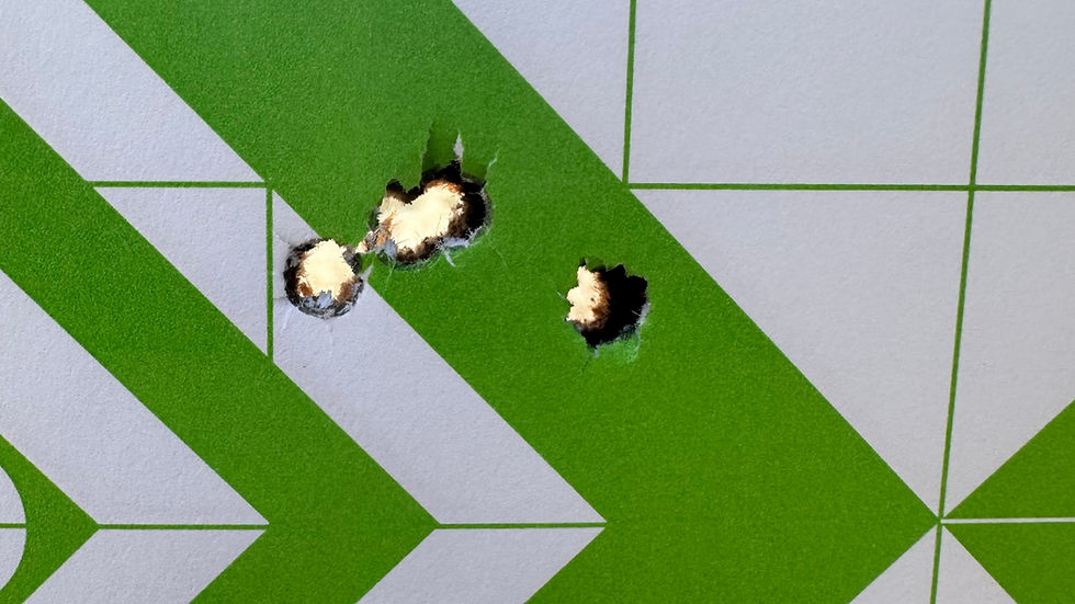  6 PRC custom rifle build 100 yard break-in group Impact Precision Bartlein carbon barrel Redleg Company Chandler MN