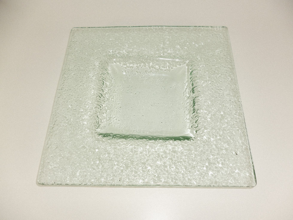 Thumbnail: Bubble glass dish