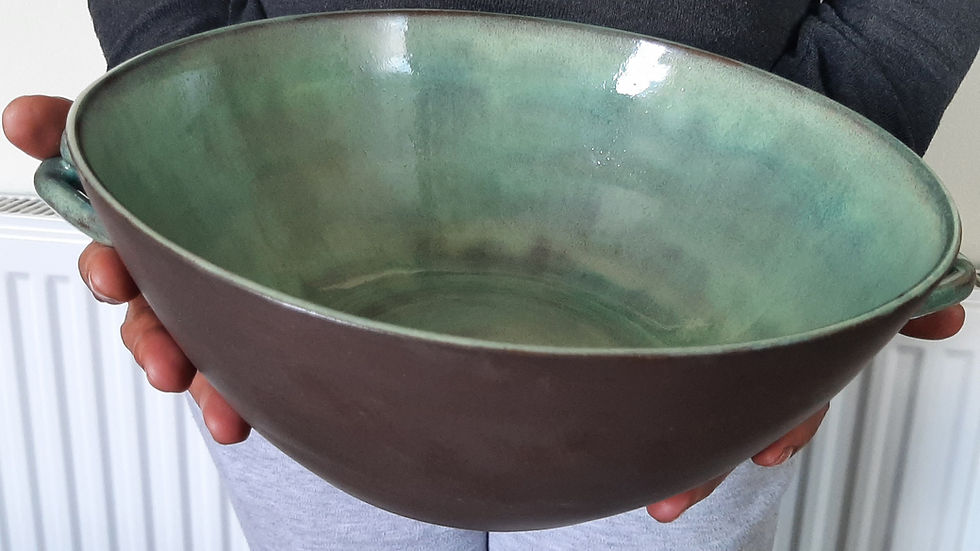 Thumbnail: green glazed bowl