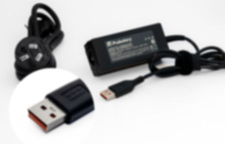 Cargador de Notebook - 20v 2Ah - 40W - (Plug: Cuadrado con Muesca)
