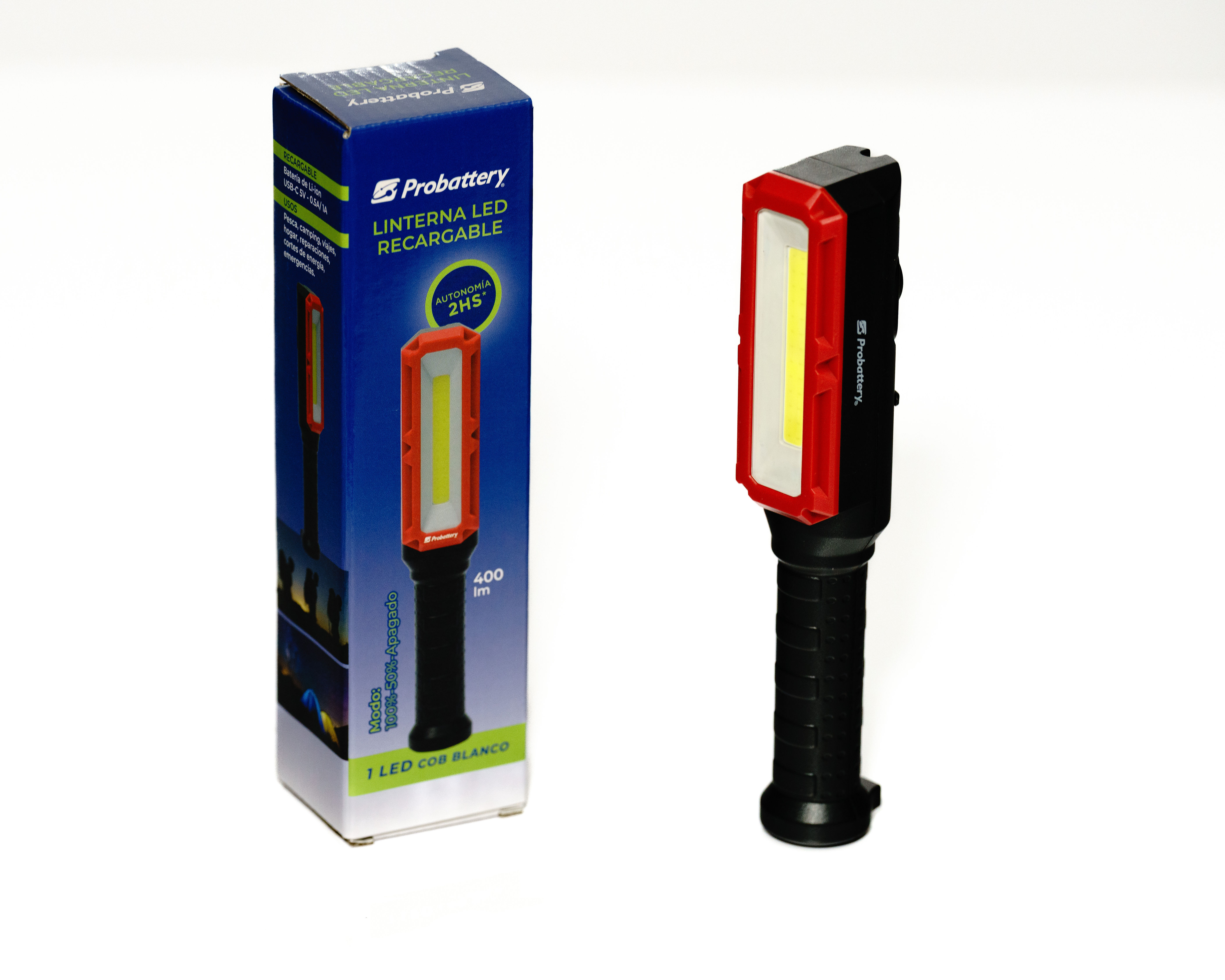 LINTERNA RECARGABLE DE TRABAJO 5W 400lm