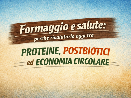 Formaggio: perché rivalutarlo oggi tra proteine, postbiotici ed economia circolare