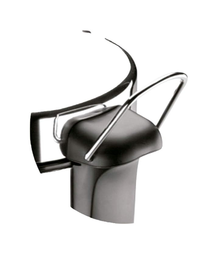 Miniatura: Lixeira inox cilíndrica com pedal - 30 litros