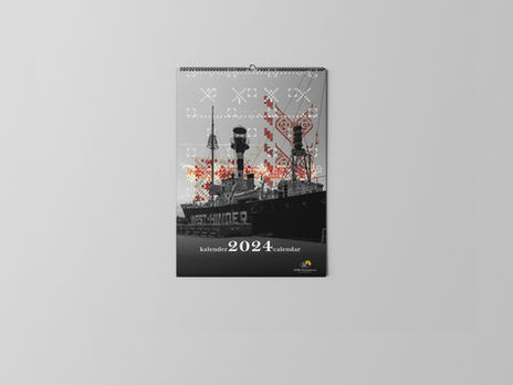This is a calender designed for the organisation ADR-Vlaanderen.