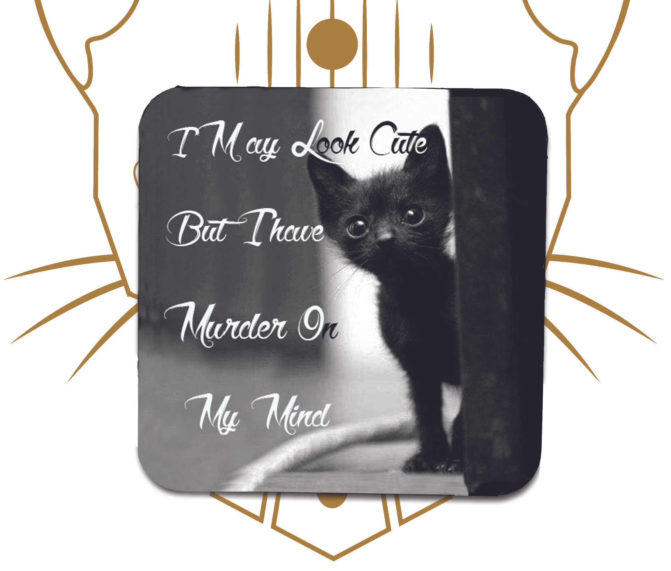 I'm Cute...But... Drinks Coaster
