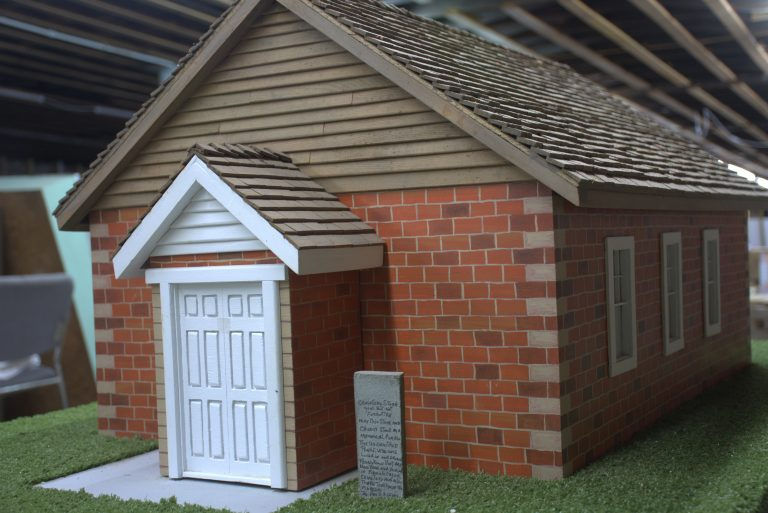 Model of Pennytown Church in SCHS Collection