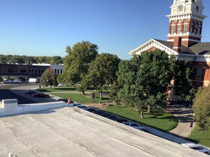 A view from the roof of the Saline County Museum