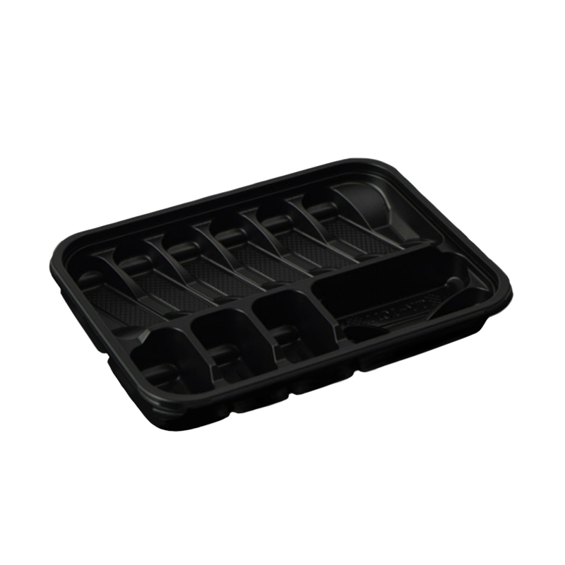 섬네일: Sushi Tray with Lid 11-Compartment - 200 sets