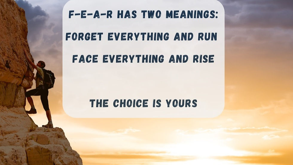 isoropio - overcoming fear and self doubt