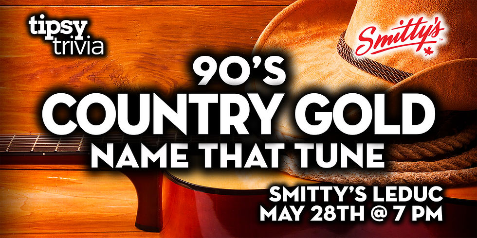 Leduc: Smitty's Restaurant - 90's Country Gold Music Bingo - Apr 28, 7pm