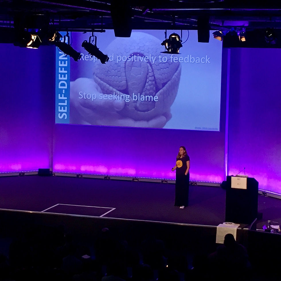 Emma Buton, nubeGO COO, speaking at DevOpsDays London