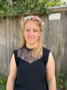 Haarkranz aus Blüten