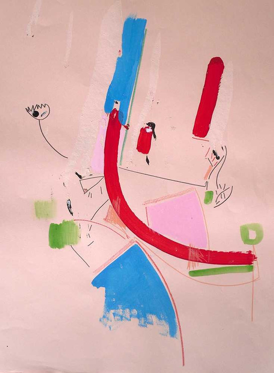 Original art on paper by Halaburda