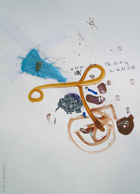 Original art on paper by Halaburda