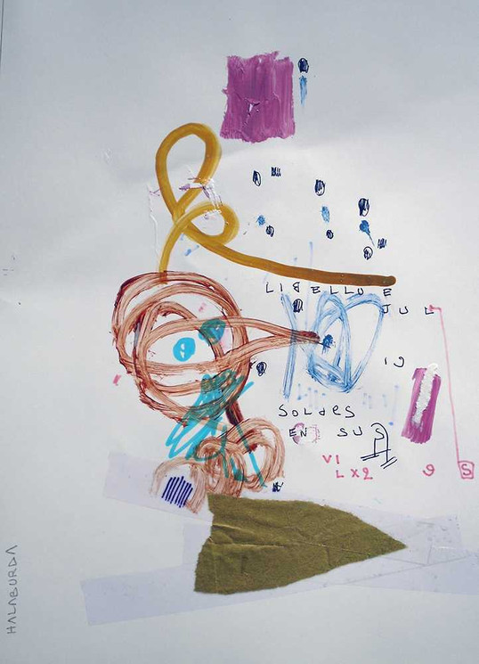 Original art on paper by Halaburda