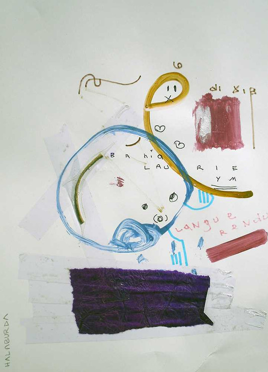 Original art on paper by Halaburda