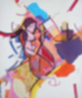 Figurative Painting on Canvas by Halaburda