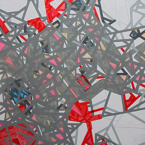 2017 — abstract painting on canvas — Philippe Halaburda — Newburgh NY