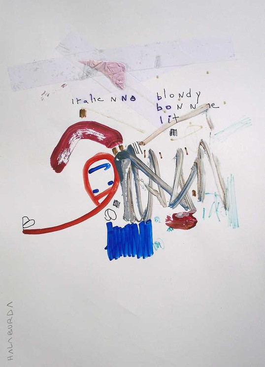 Original art on paper by Halaburda