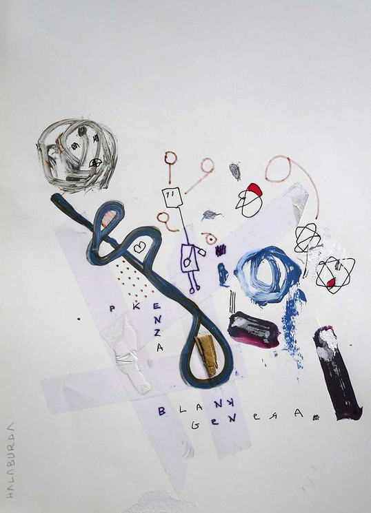 Original art on paper by Halaburda
