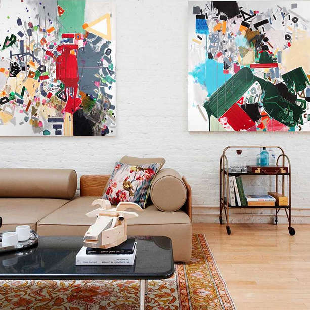 Interior art design for office