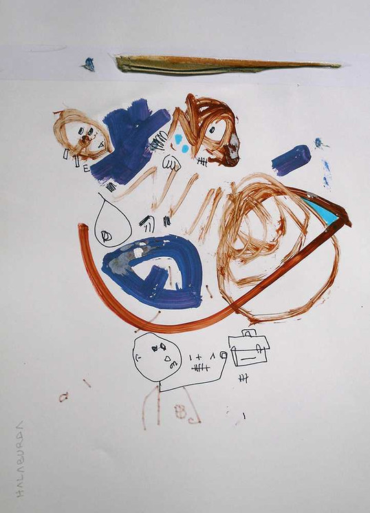 Original art on paper by Halaburda