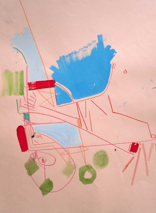 Original art on paper by Halaburda