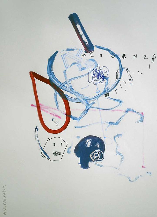 Original art on paper by Halaburda
